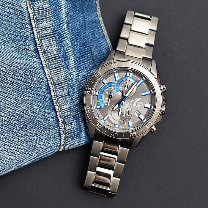 Casio Casio Edifice EFV-550GY-8A япония наручные мужские часы заводная головка с логотипом Casio