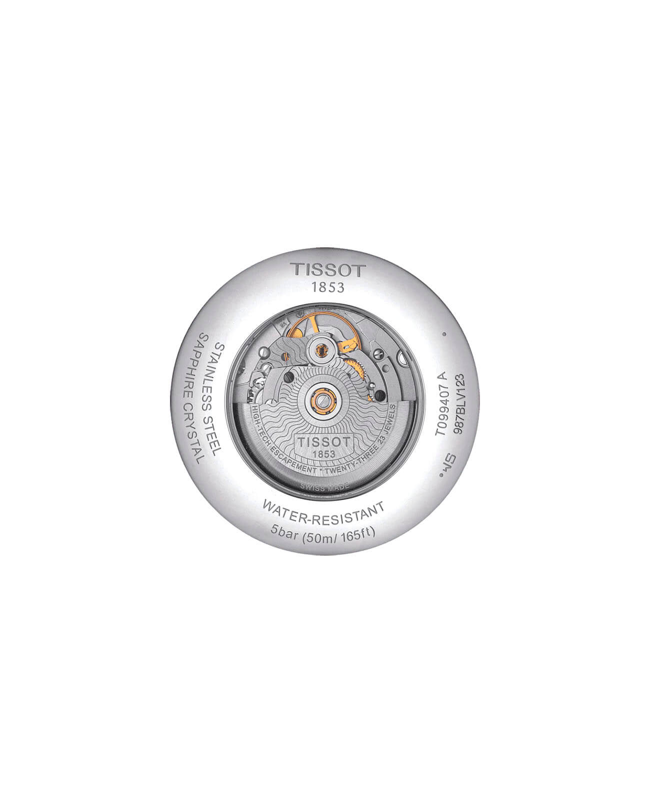 Tissot Tissot Chemin des Tourelles Powermatic 80 T099.407.16.037.00 Chemin des Tourelles, наручные мужские часы фото под углом