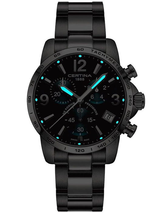 Certina C0344171109700 мужские часы застежка крупным планом