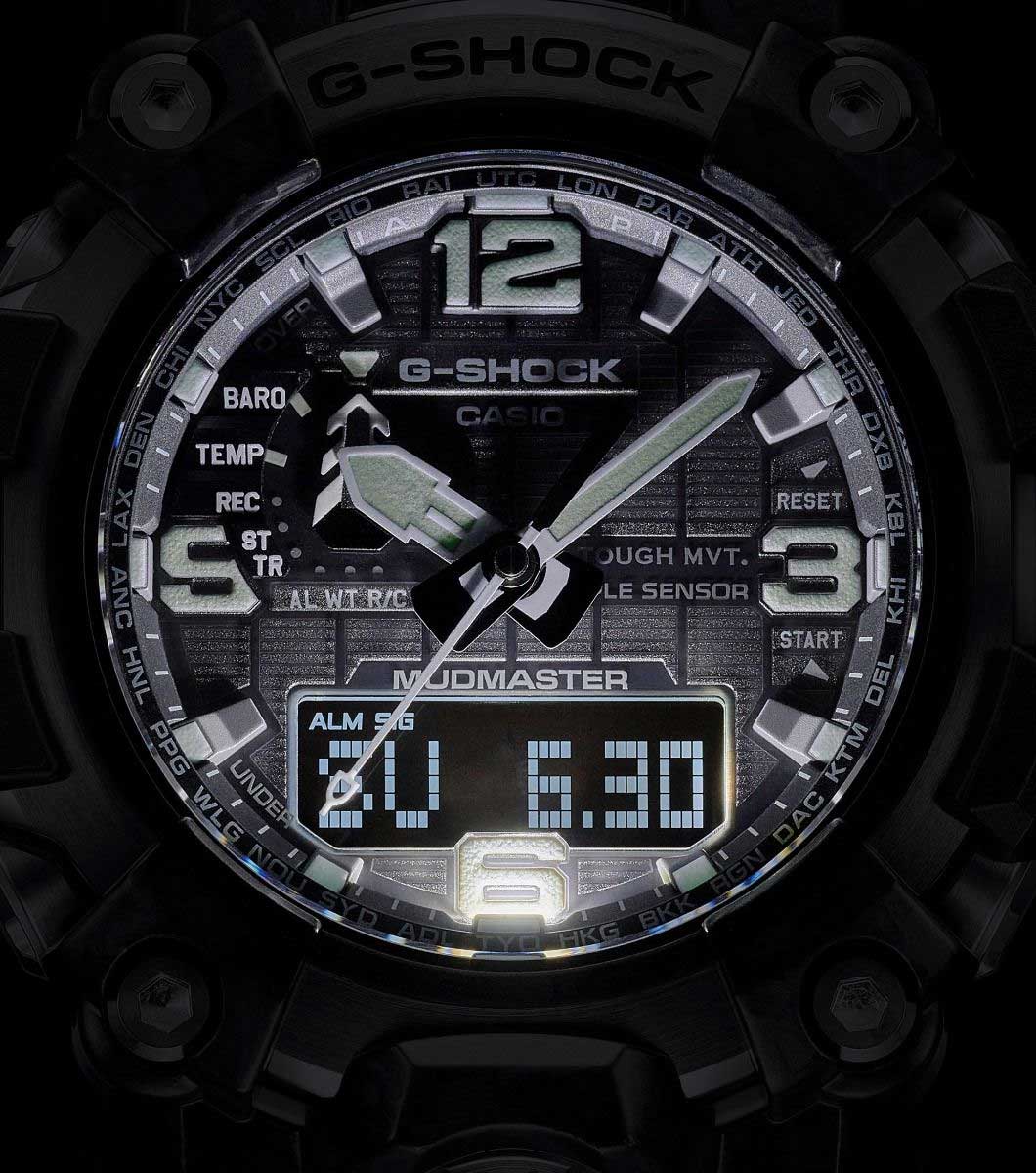 Casio Casio G-Shock GWG-2000-1A1DR (GWG-2000-1A1) мужские часы черный циферблат на запястье