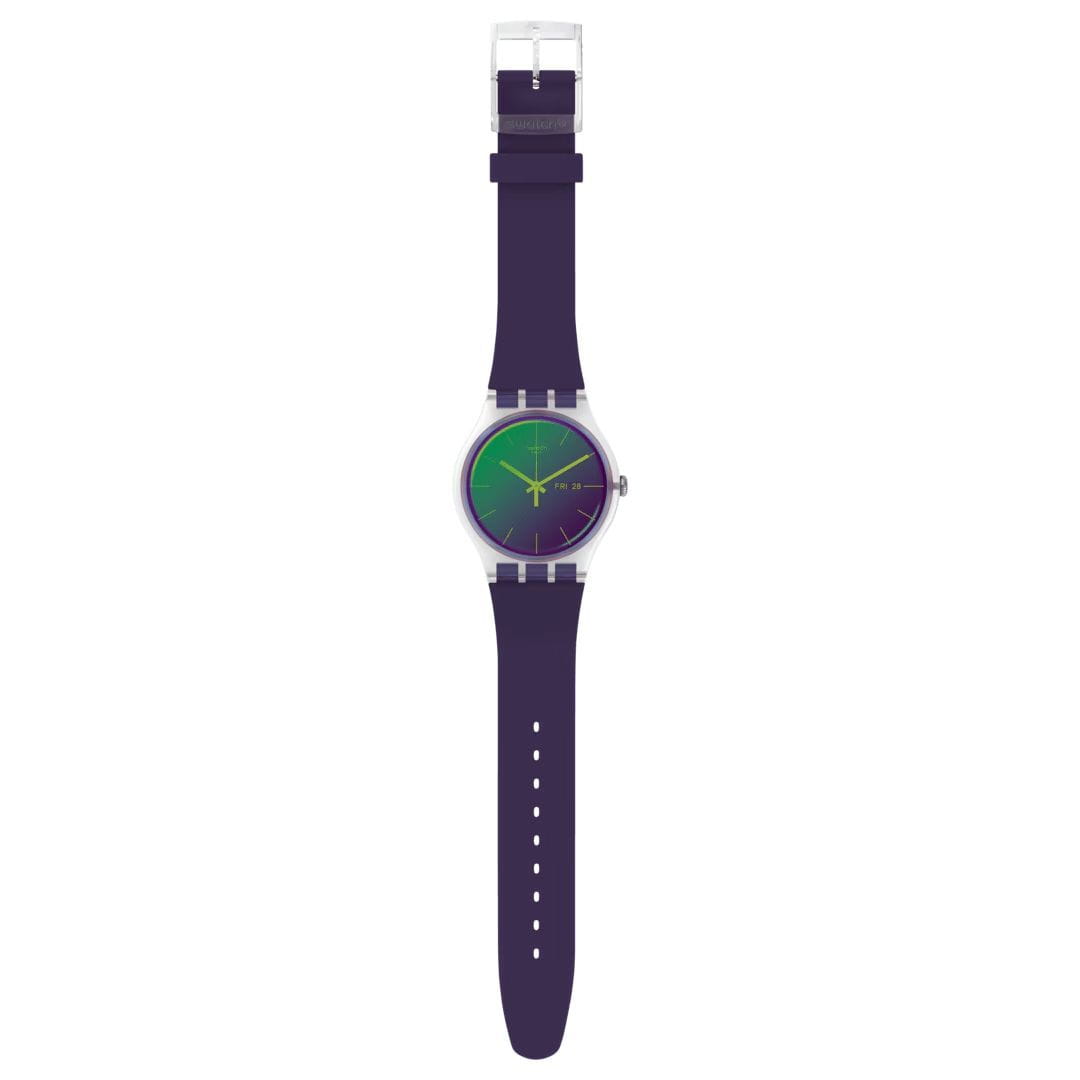Swatch Swatch New Gent Biosourced SO29K703, gent швейцария женские часы на браслете биоматериал боковой вид