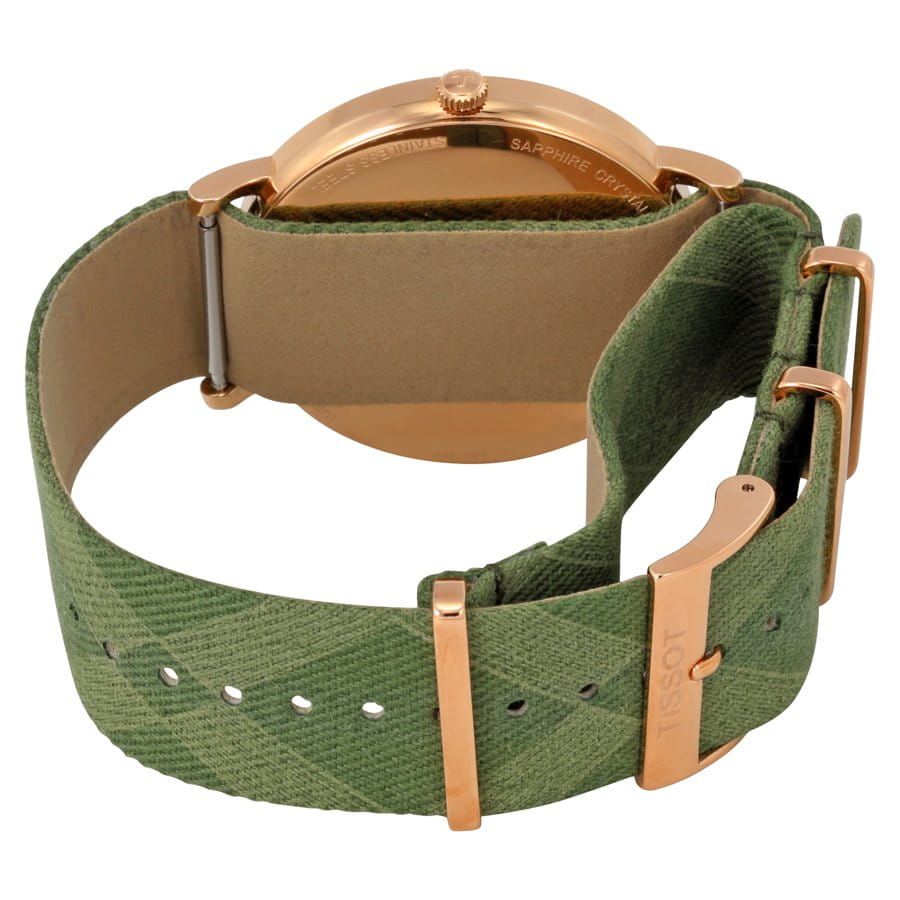 Tissot Tissot Everytime Large Nato T109.610.38.032.00, t-classic швейцария мужские часы на браслете тканевый боковой вид