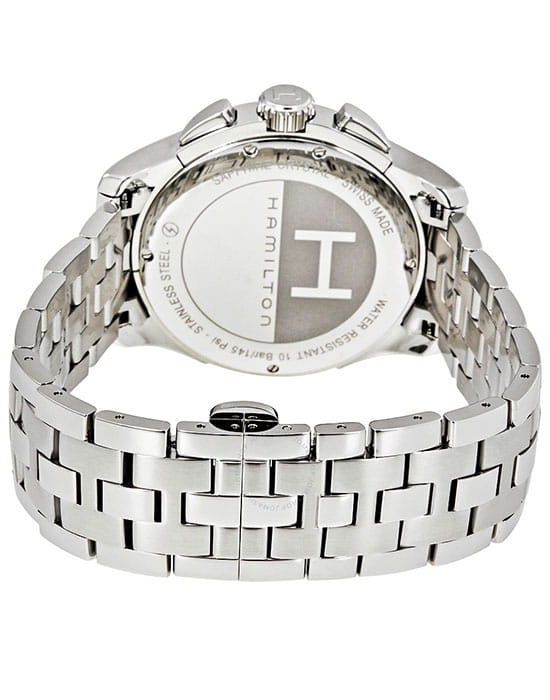 Hamilton Hamilton Jazzmaster Chrono Quartz H32612135 швейцария наручные мужские часы заводная головка с логотипом Hamilton