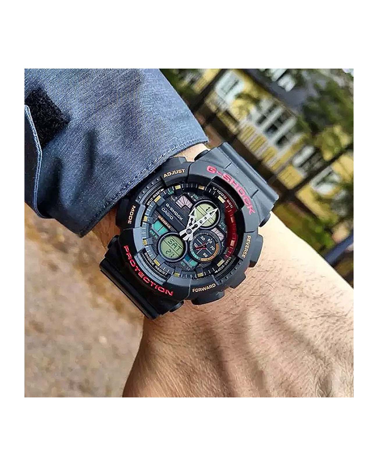 Casio Casio G-Shock GA-140-1A4DR (GA-140-1A4) GA, наручные мужские часы фото под углом