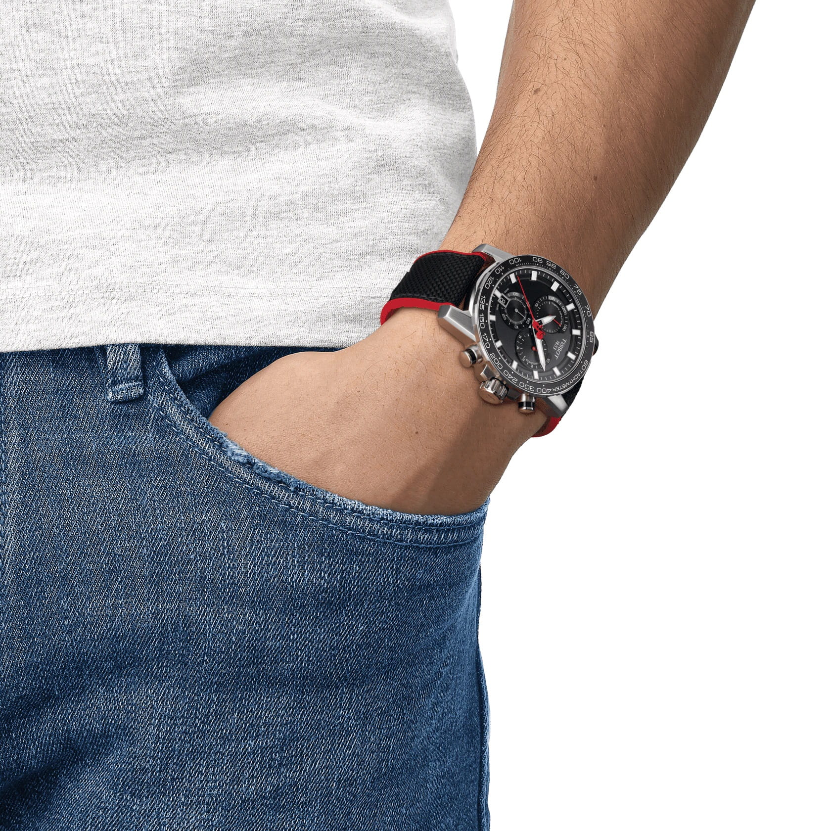 Tissot Tissot SuperSport Chrono Vuelta Special Edition T125.617.17.051.01 SuperSport Chrono, наручные мужские часы фото под углом