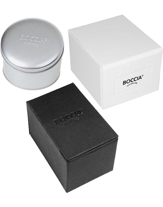 Оригинальные часы Boccia Titanium Boccia 3240-02 кварцевые калибр механизма  общий вид