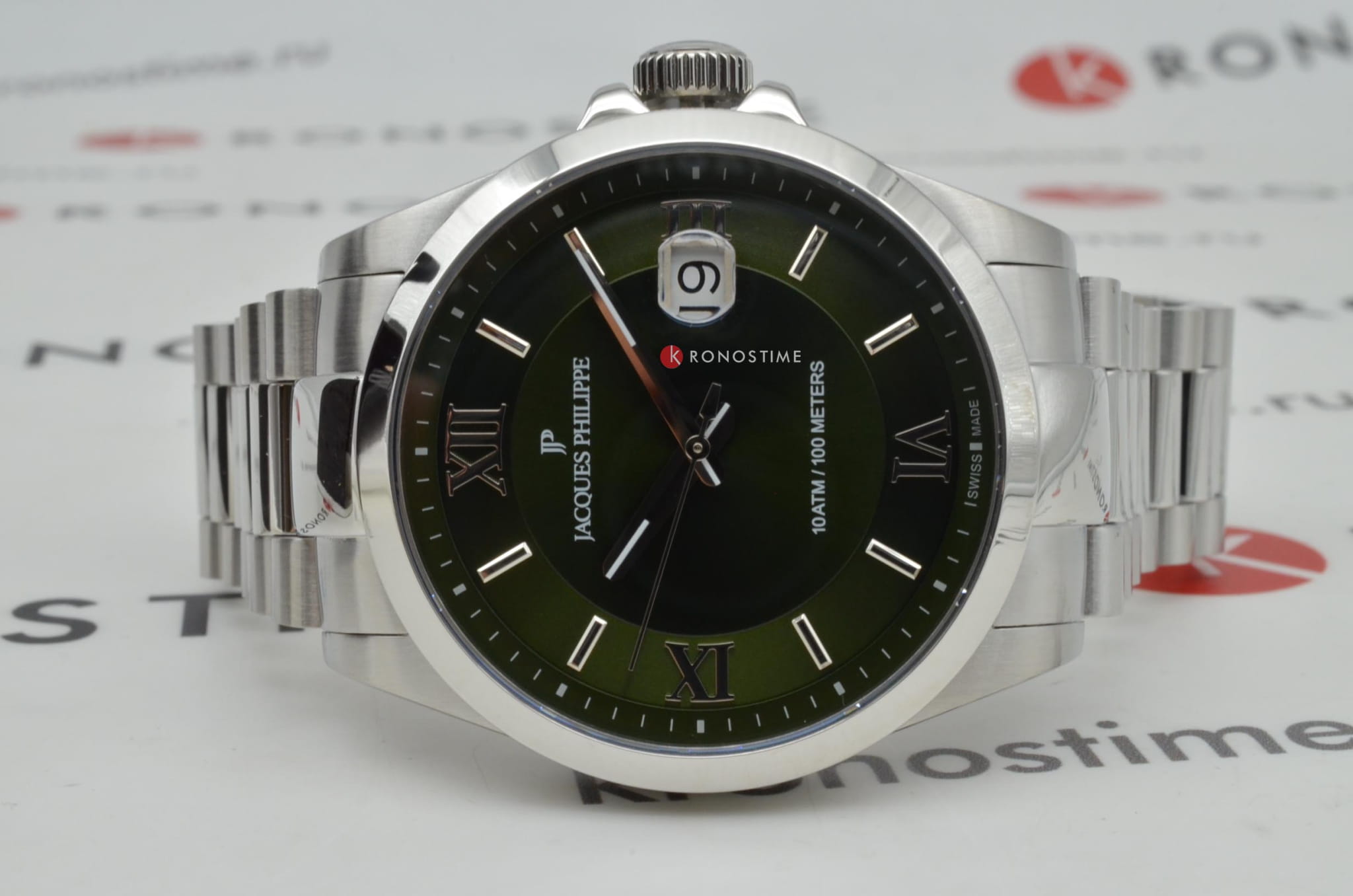 Jacques Philippe Jacques Philippe Infinitum JPQGS3313X6,  швейцария женские часы на браслете нержавеющая сталь боковой вид