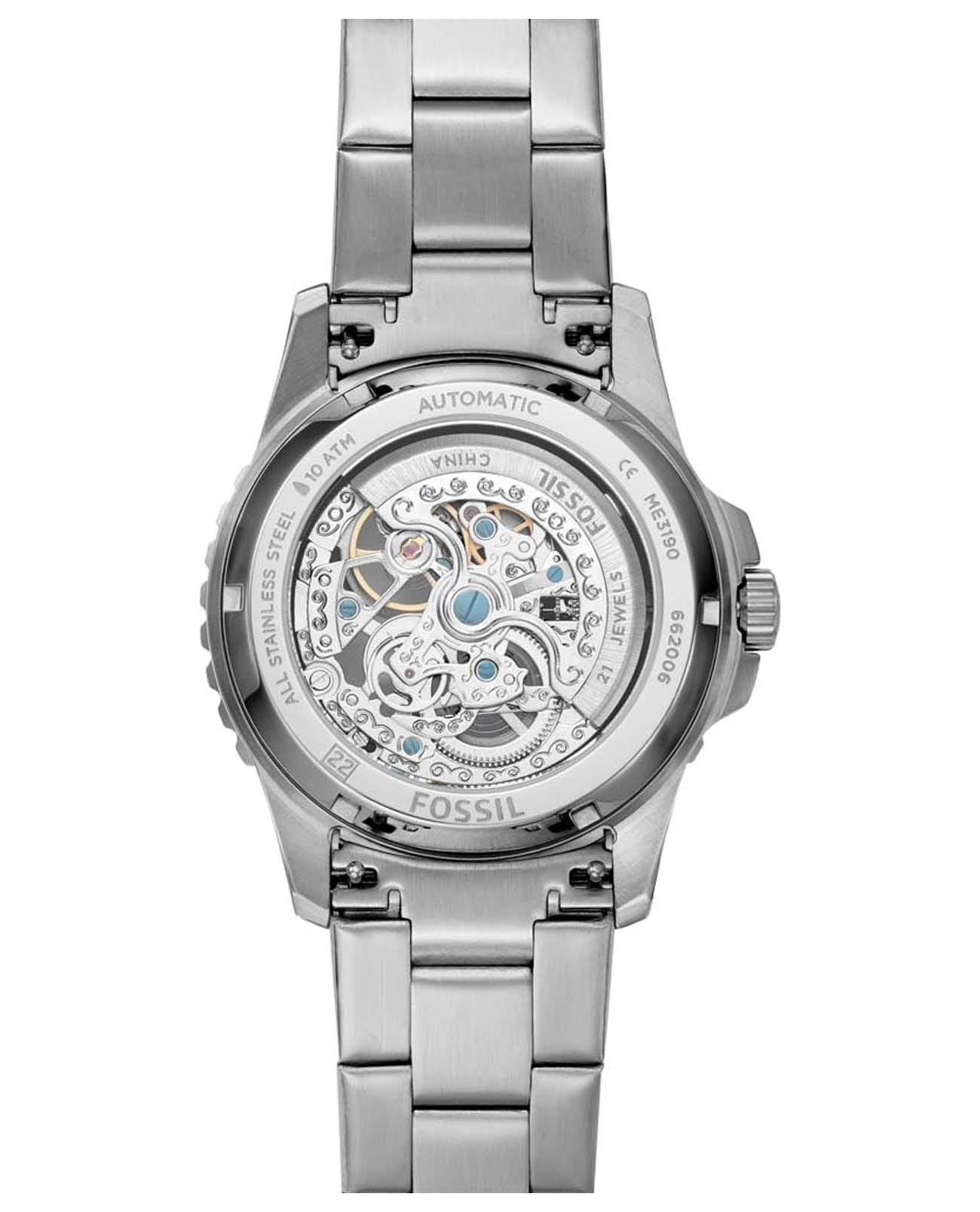 Fossil Fossil FB-02  ME3190  — детали корпуса и нержавеющая сталь