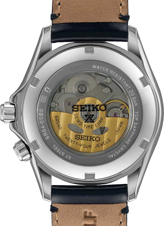 Seiko Seiko Prospex Alpinist SPB379, prospex япония мужские часы на браслете кожаный боковой вид