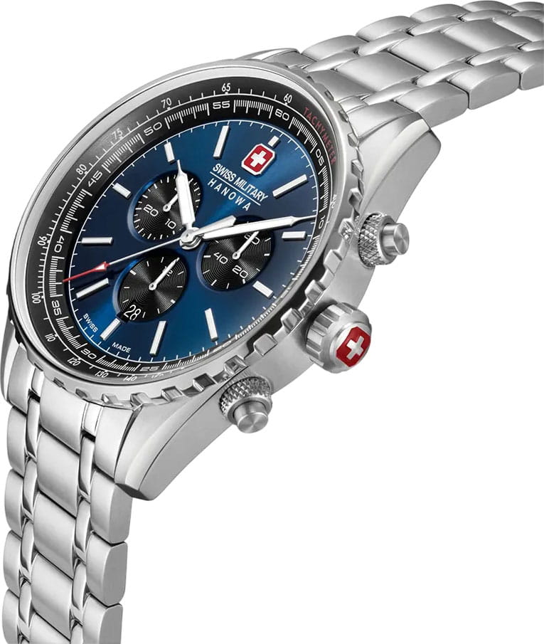 Swiss Military Hanowa Swiss Military Hanowa Afterburn Chrono SMWGI0000308  - задняя крышка сталь металл корпуса, швейцария часы