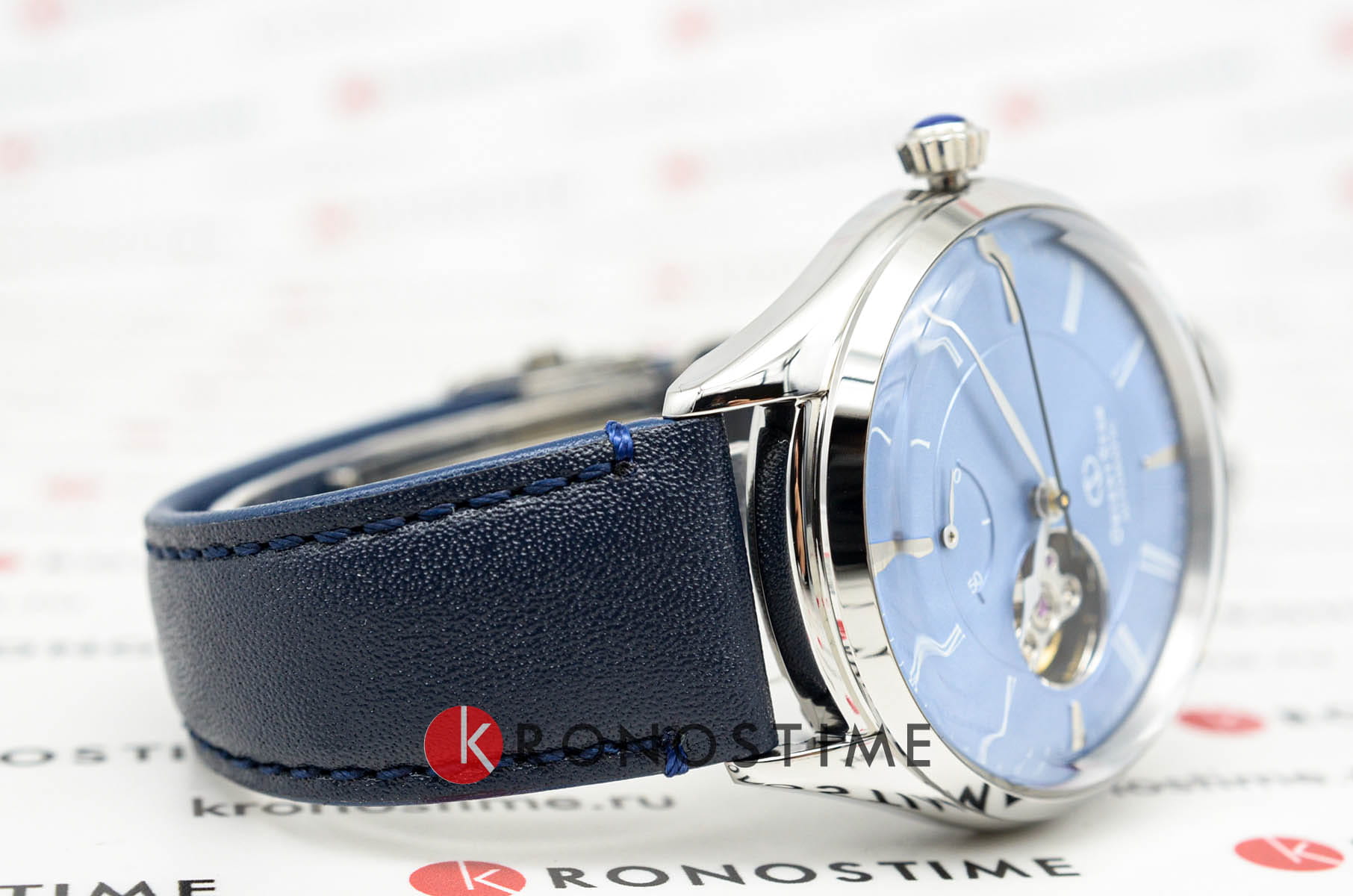 Orient Orient Star RE-AT0203L (RK-AT0203L), star япония мужские часы на браслете кожаный боковой вид