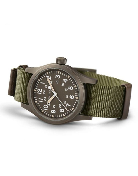 Оригинальные часы Hamilton Hamilton Khaki Field Mechanical H69449961 механические калибр механизма h-50 общий вид