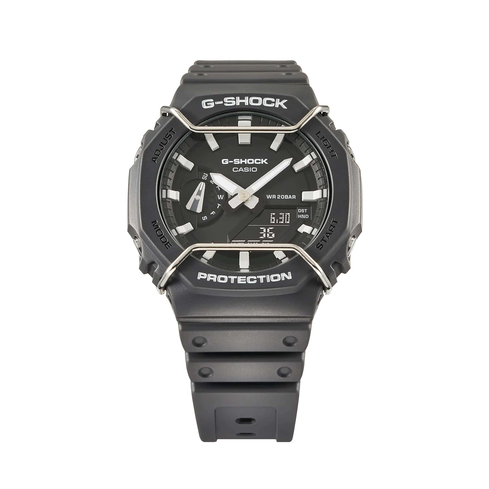 Casio Casio G-Shock GA-2100PTS-8ADR (GA-2100PTS-8A) GA-2100, наручные мужские часы фото под углом