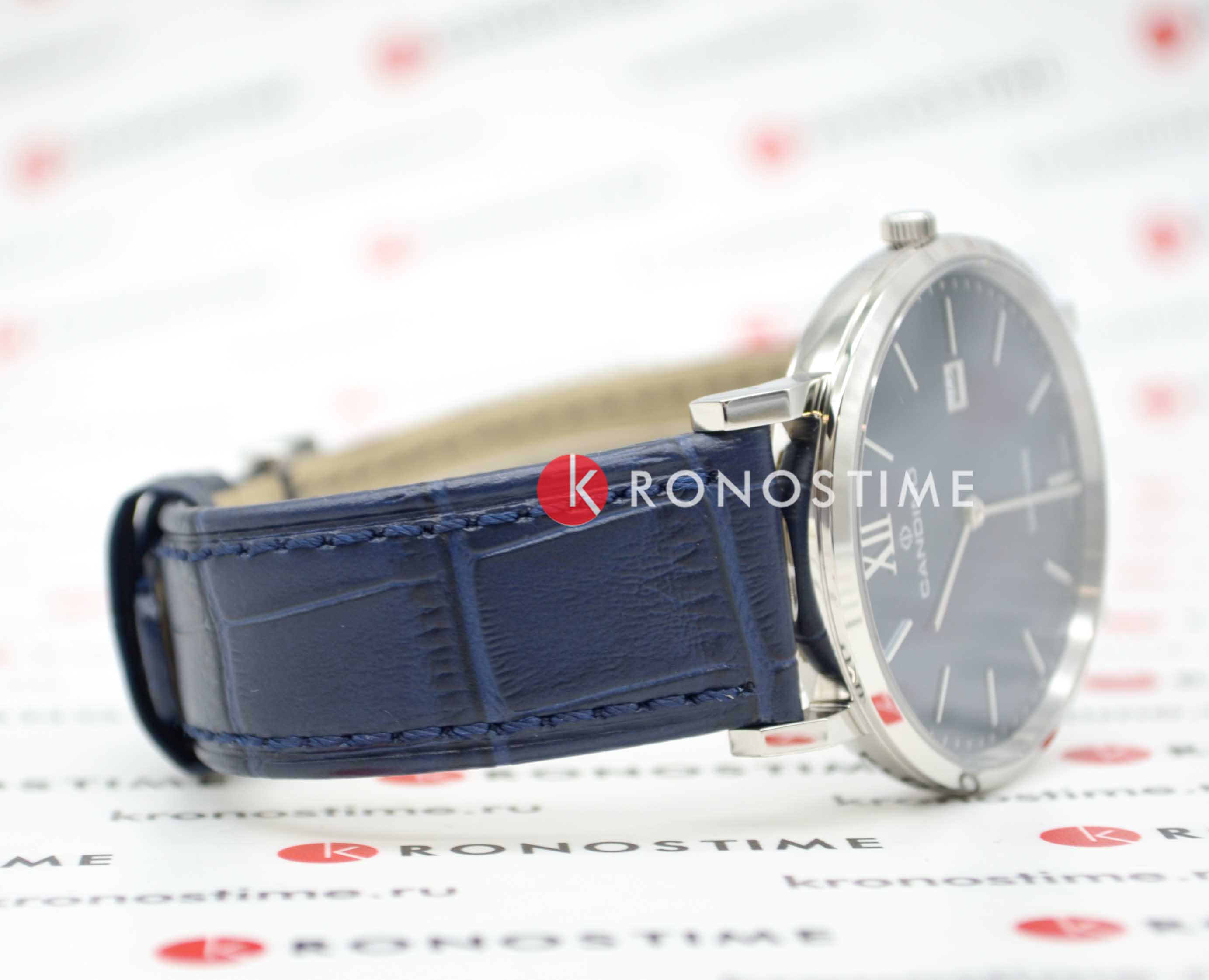 Candino Candino Classic C4724/2,  швейцария мужские часы на браслете кожаный боковой вид