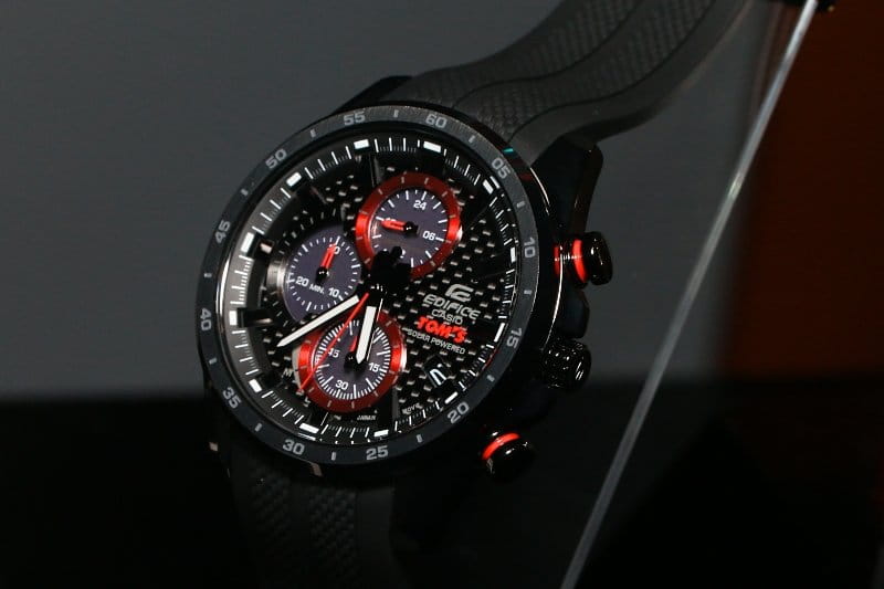 Casio Casio Edifice EQS-900TMS-1A, edifice япония мужские часы на браслете пластик боковой вид