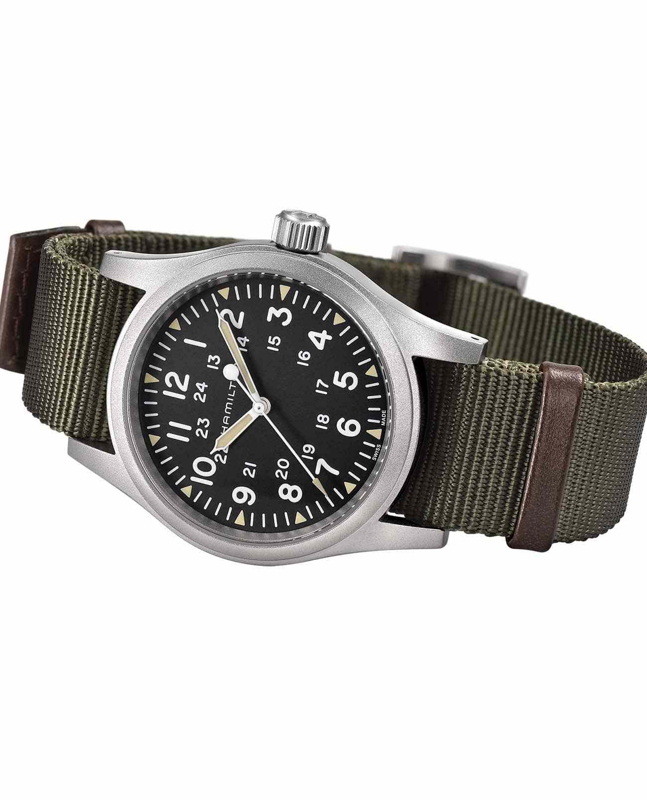 Hamilton Hamilton Khaki Field Mechanical H69439931  - задняя крышка сталь корпуса, швейцария часы