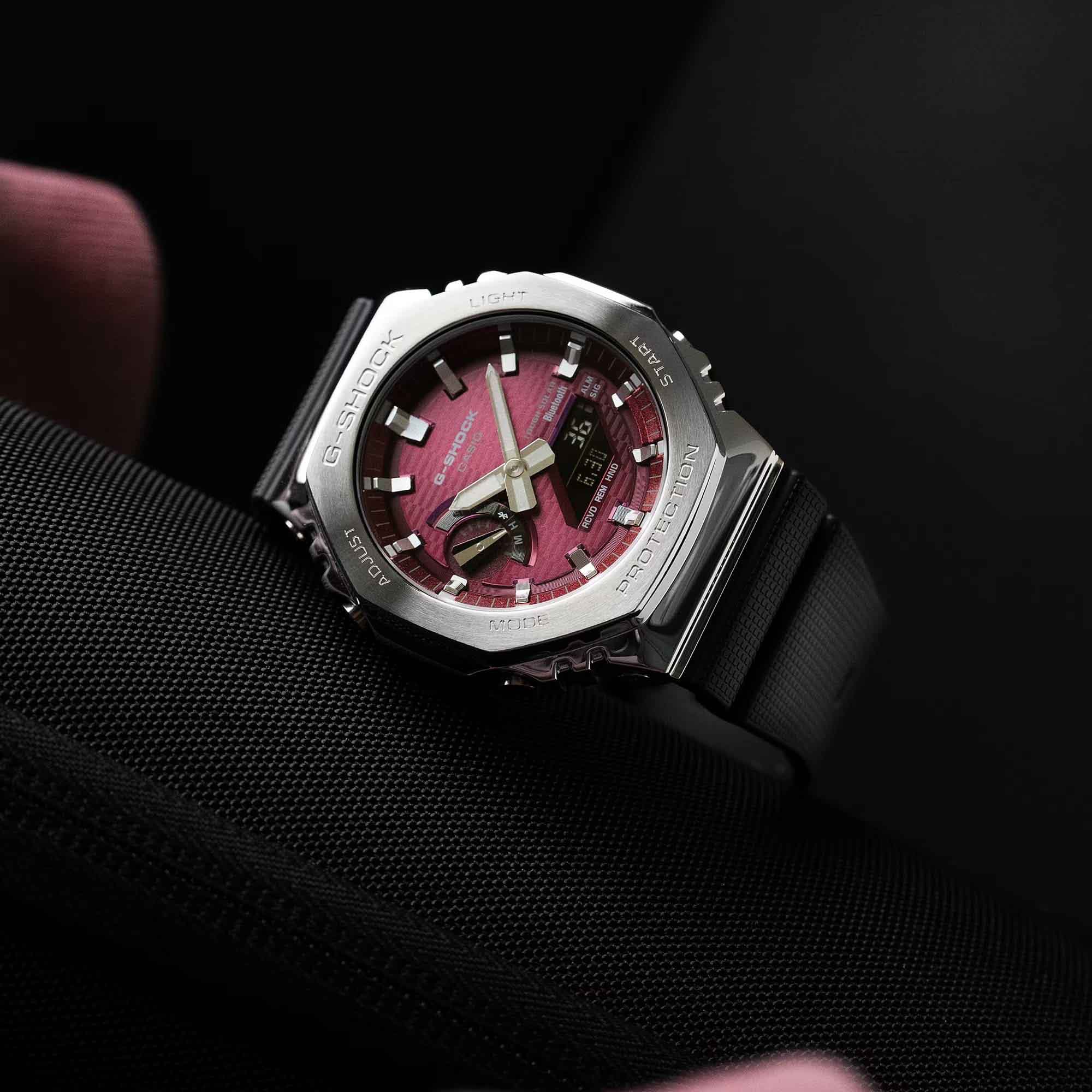 Оригинальные часы Casio Casio G-Shock GBM-2100A-4BDR электронные калибр механизма  общий вид