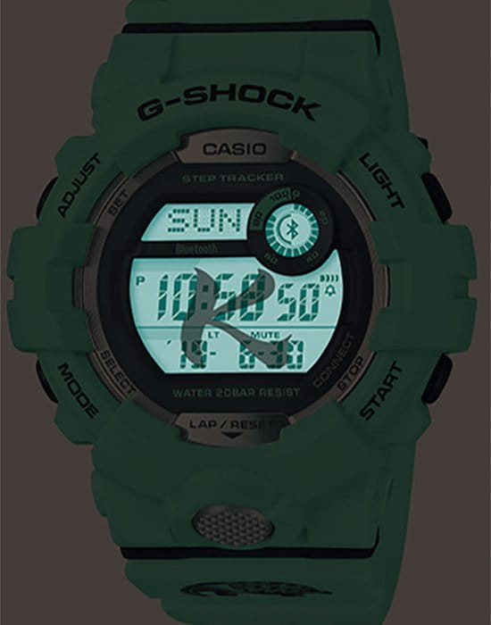 Casio Casio G-Shock GBD-800SLG-3DR мужские часы  циферблат на запястье