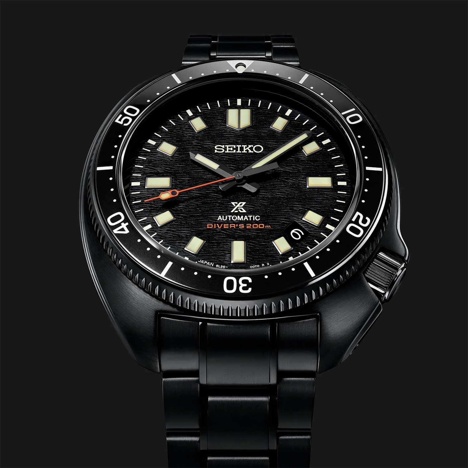 Seiko Seiko Prospex SLA061J1 мужские часы черный циферблат на запястье