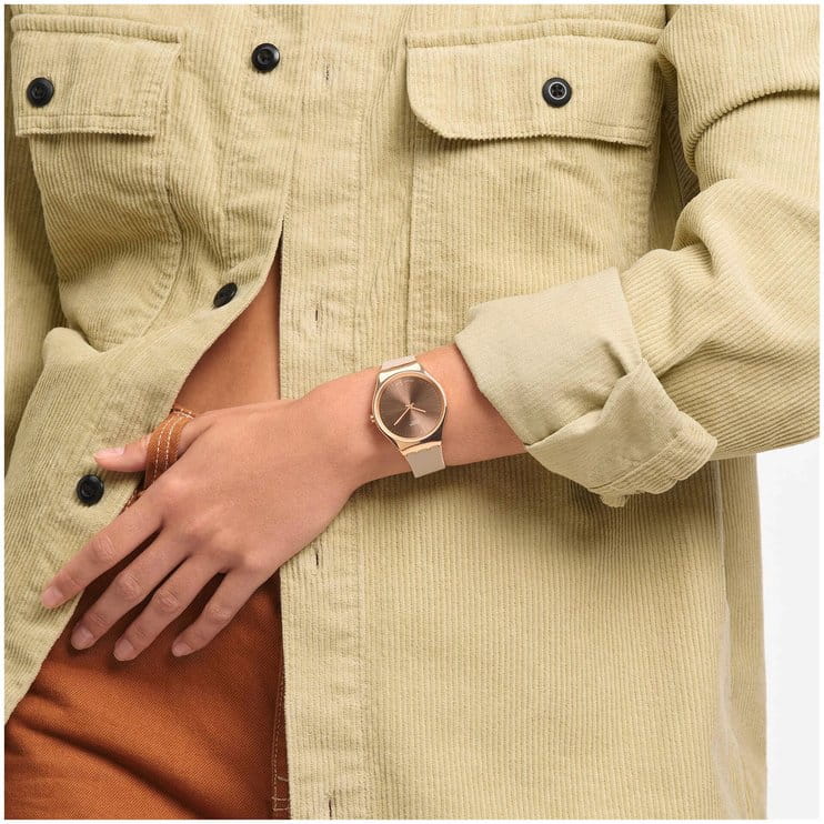 Swatch Swatch Skin Irony SYXG101 швейцария наручные женские часы заводная головка с логотипом Swatch