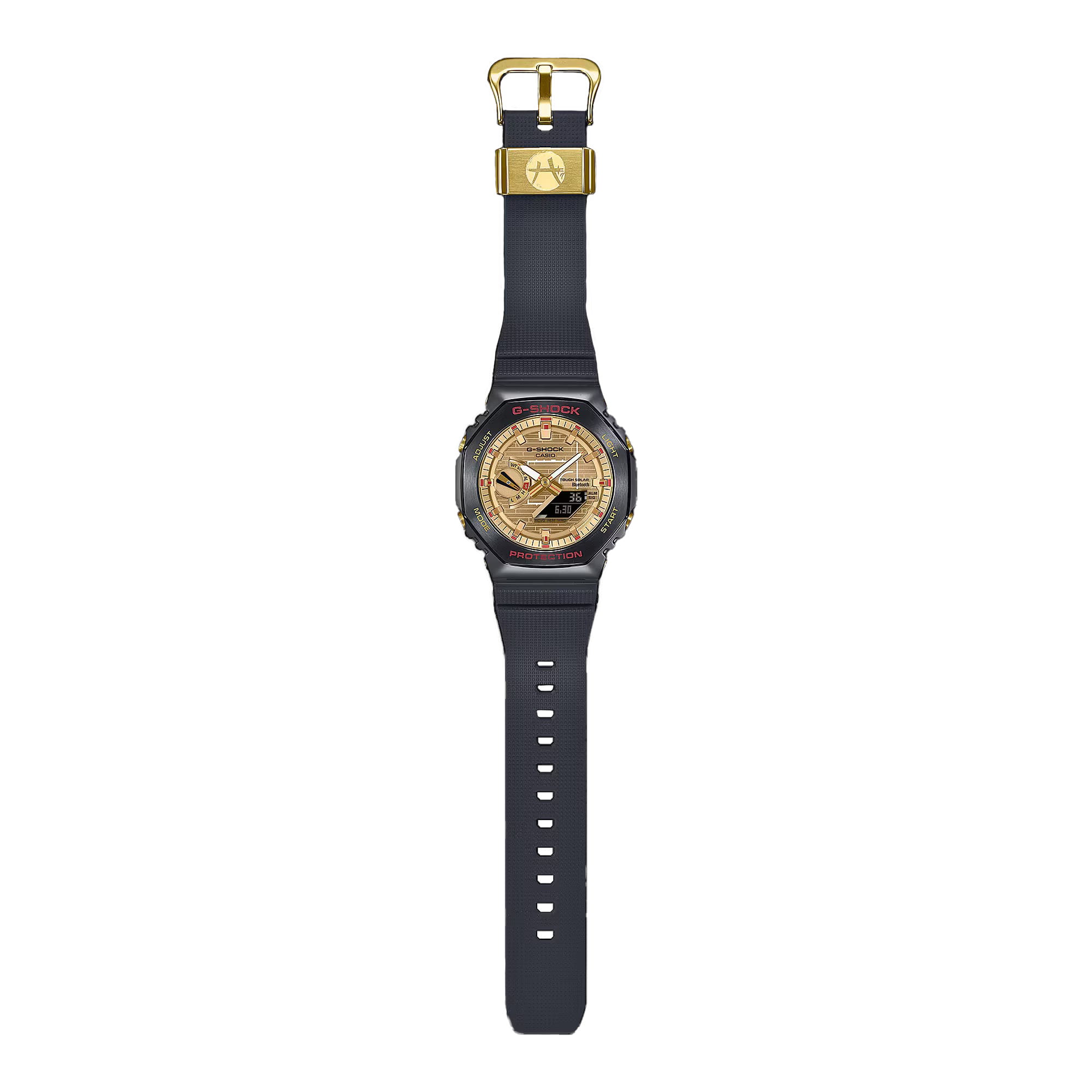 Casio Casio G-Shock GBM-2100RH-1A мужские часы золотой циферблат на запястье