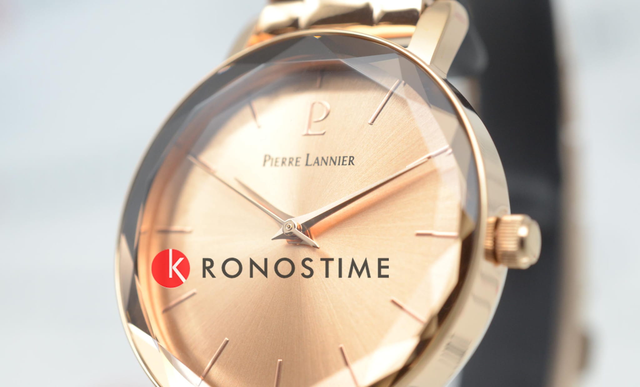 Pierre Lannier Pierre Lannier Multiples 012P958,  франция женские часы на браслете нержавеющая сталь с ip-покрытием боковой вид