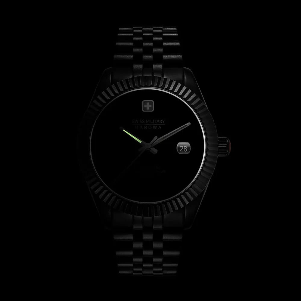 Swiss Military Hanowa Swiss Military Hanowa Dark Night SMWGL0005530 механические часы с аксессуарами мужские часы модель SMWGL0005530