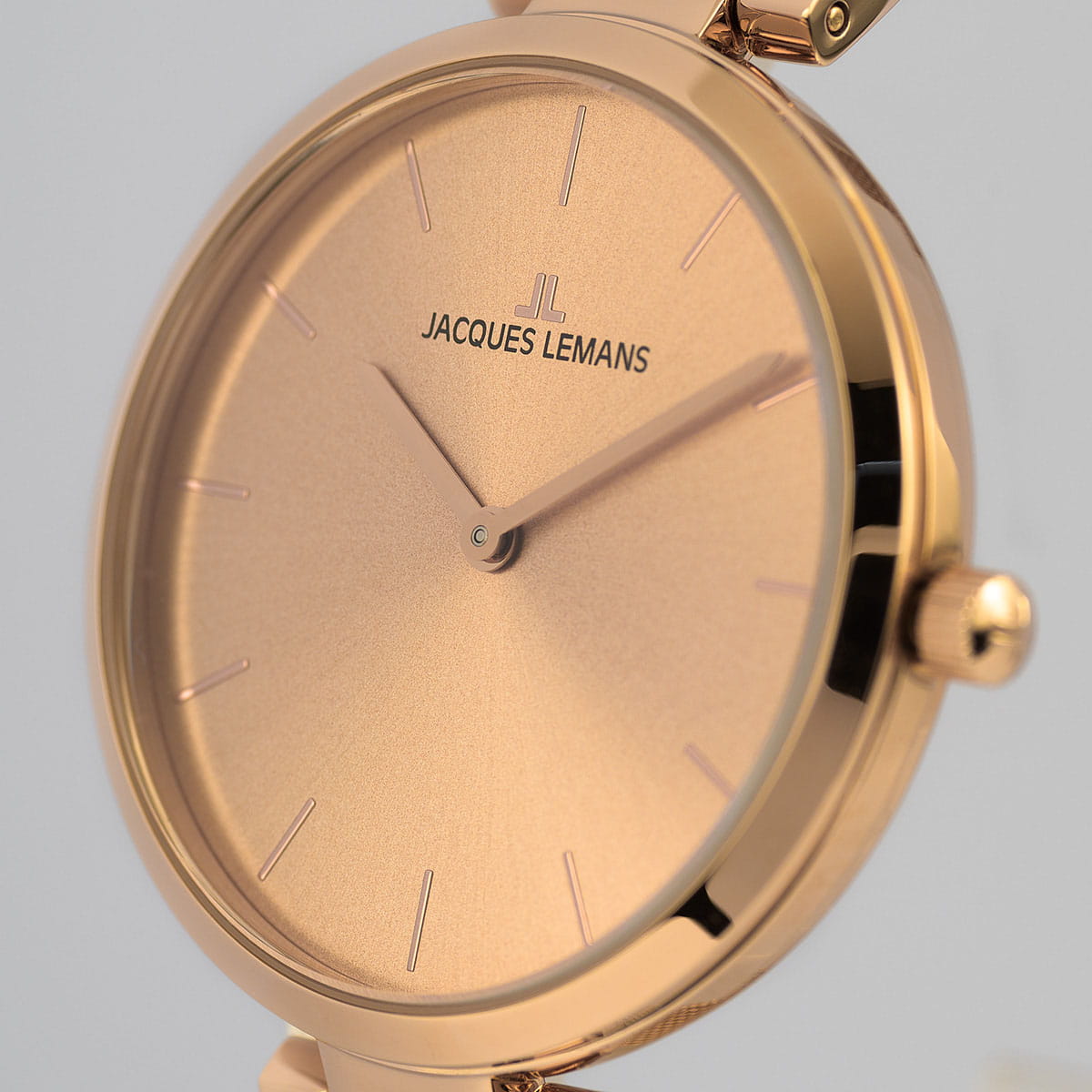 Jacques Lemans Jacques Lemans Classic 1-2110L,  австрия женские часы на браслете сталь с ip покрытием боковой вид