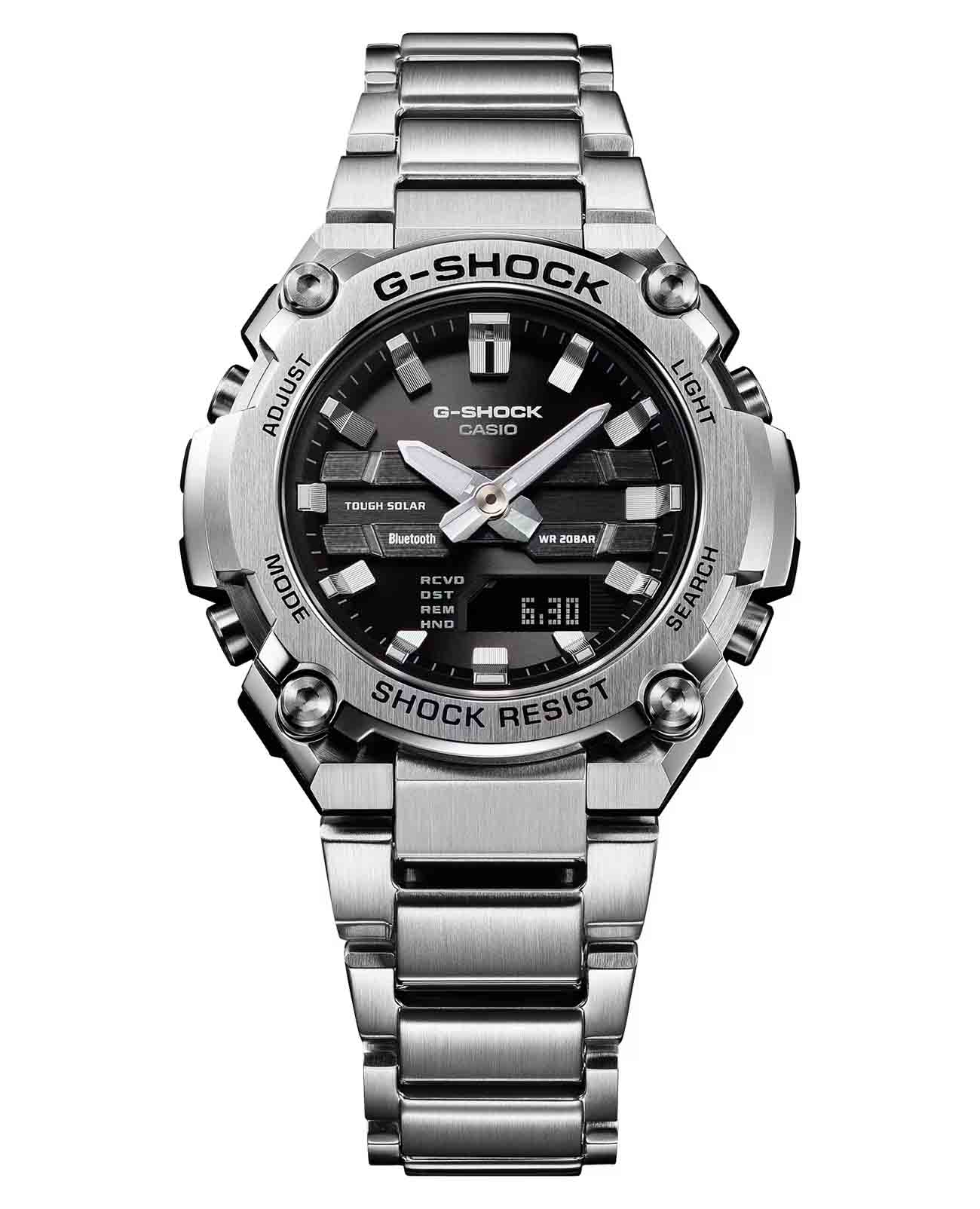 Casio Casio G-Shock GST-B600D-1ADR (GST-B600D-1A), g-shock япония мужские часы на браслете нержавеющая сталь боковой вид