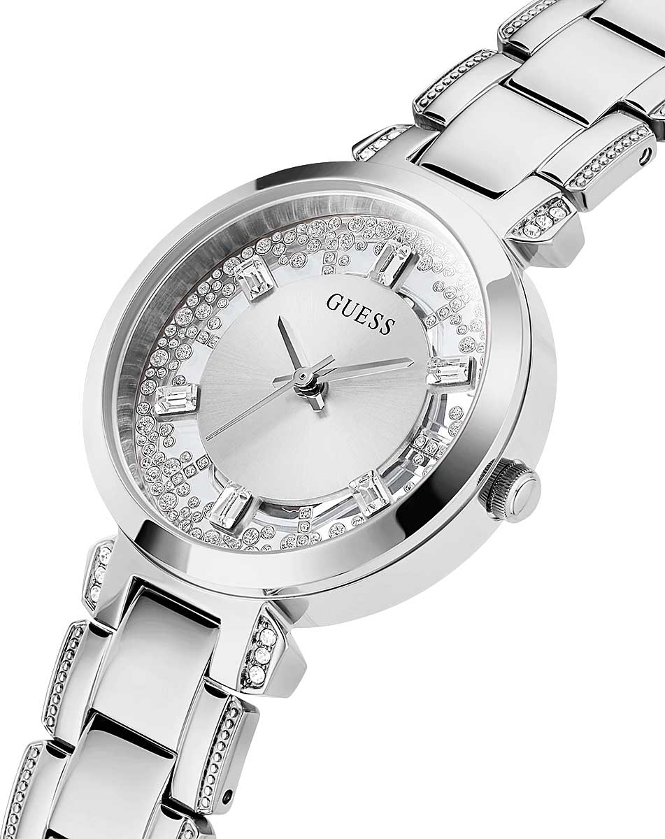 Guess Guess Dress Steel GW0470L1 женские часы серебристый циферблат на запястье