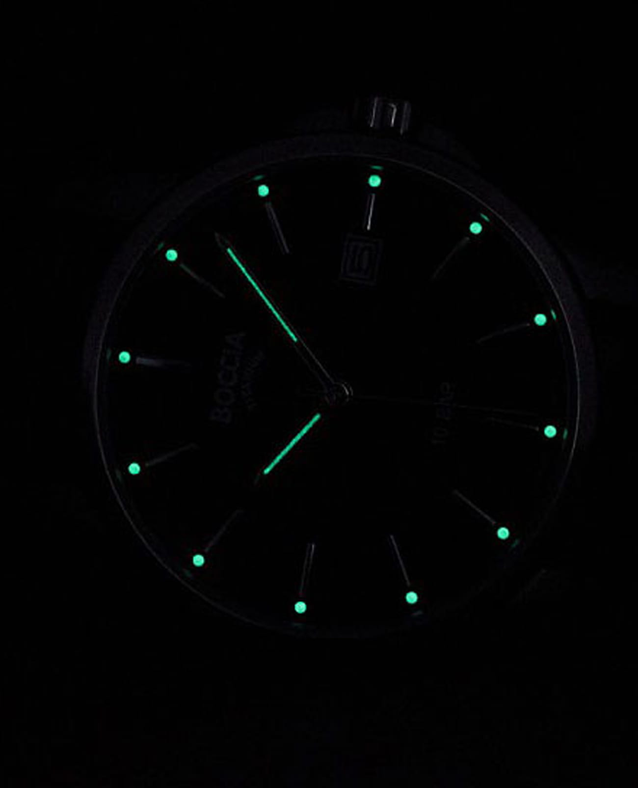 Boccia Titanium Boccia Titanium Circle-Oval 3633-02,  германия мужские часы на браслете кожаный боковой вид