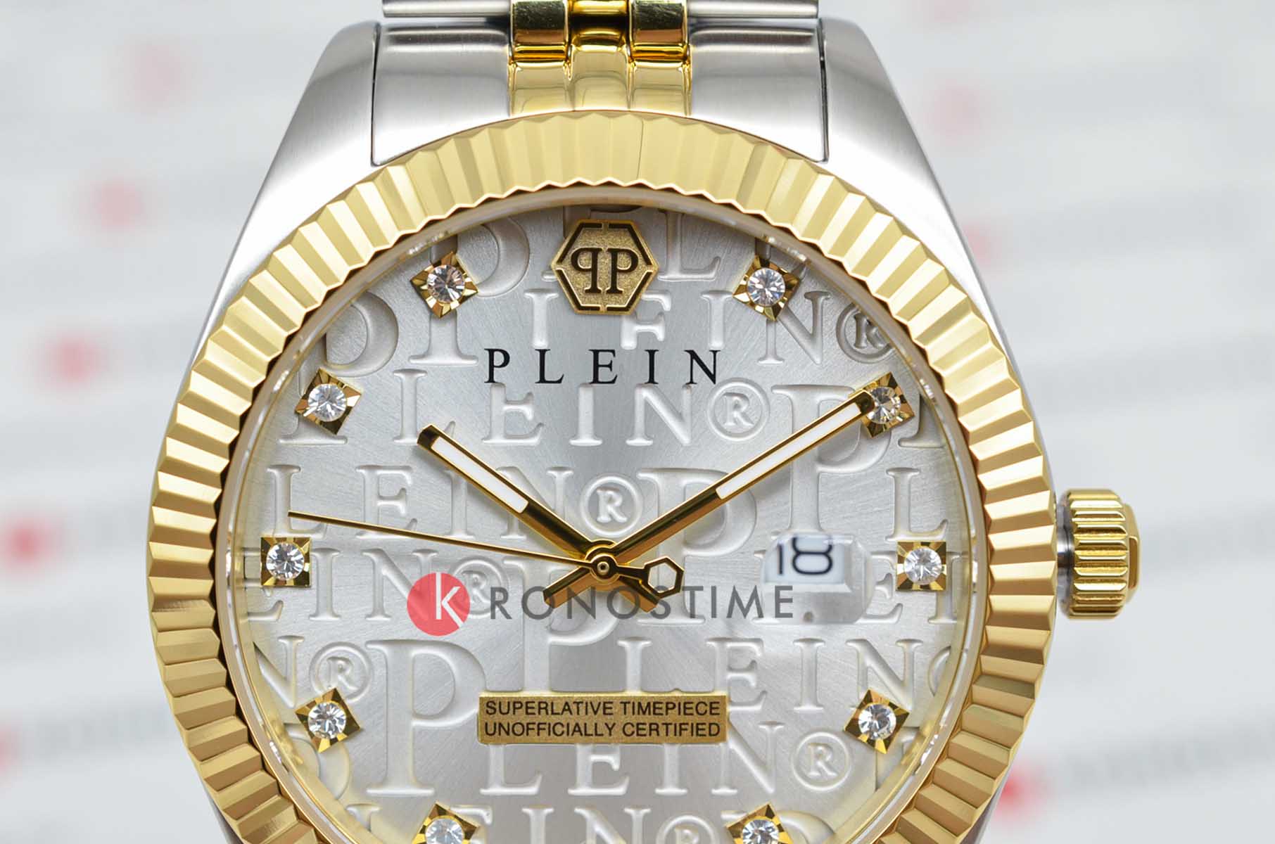 Philipp Plein Philipp Plein Date Superlative Gent PWMFA0425, the skull германия мужские часы на браслете нержавеющая сталь с pvd-покрытием боковой вид