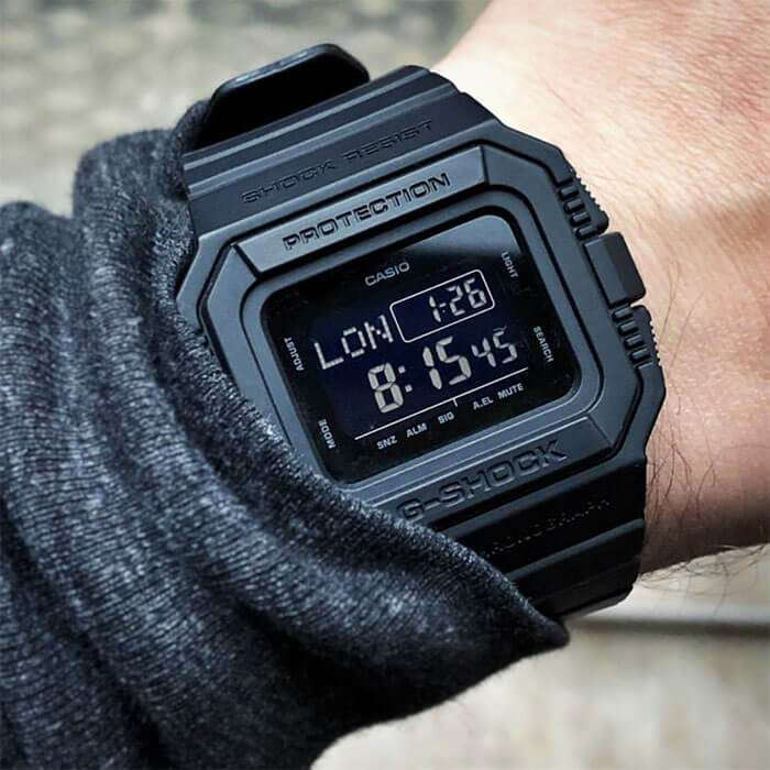 Оригинальные часы Casio Casio G-Shock DW-D5500BB-1 в фирменной упаковке от производителя