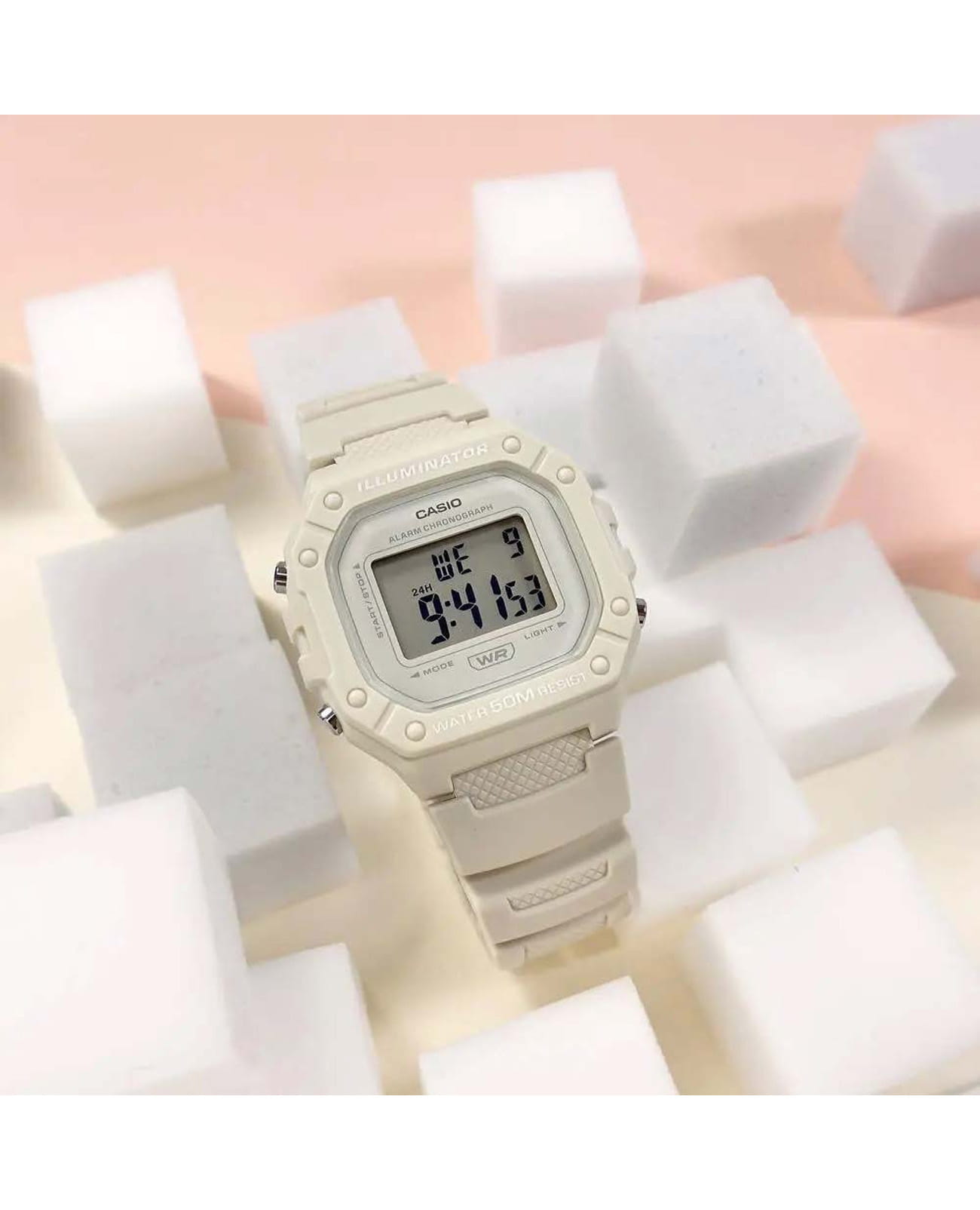 Casio Casio Collection W-218HC-8AVEF мужские часы серый циферблат на запястье