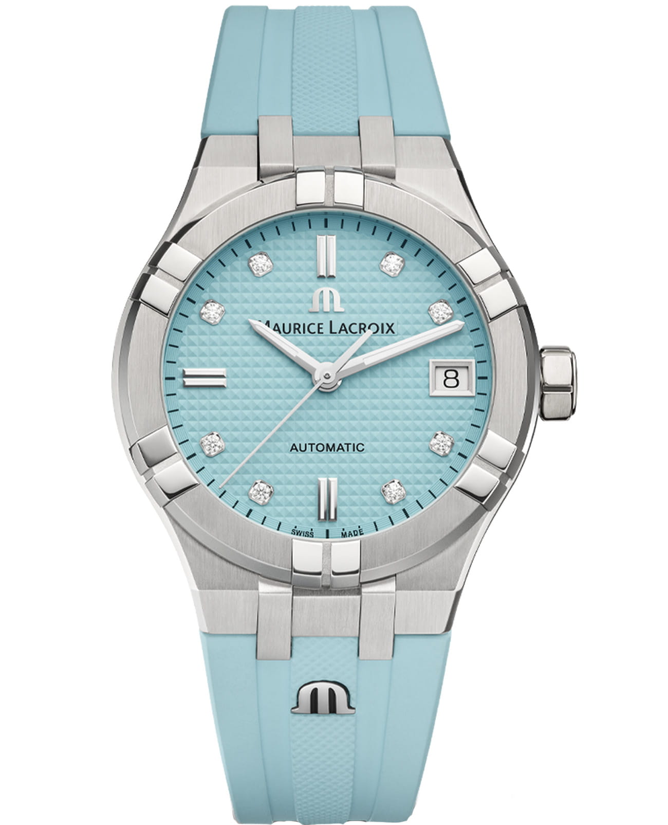 Maurice Lacroix Maurice Lacroix Aikon Automatic Limited Summer Edition 35 mm AI6006-SS00F-451-C , наручные мужские часы фото под углом