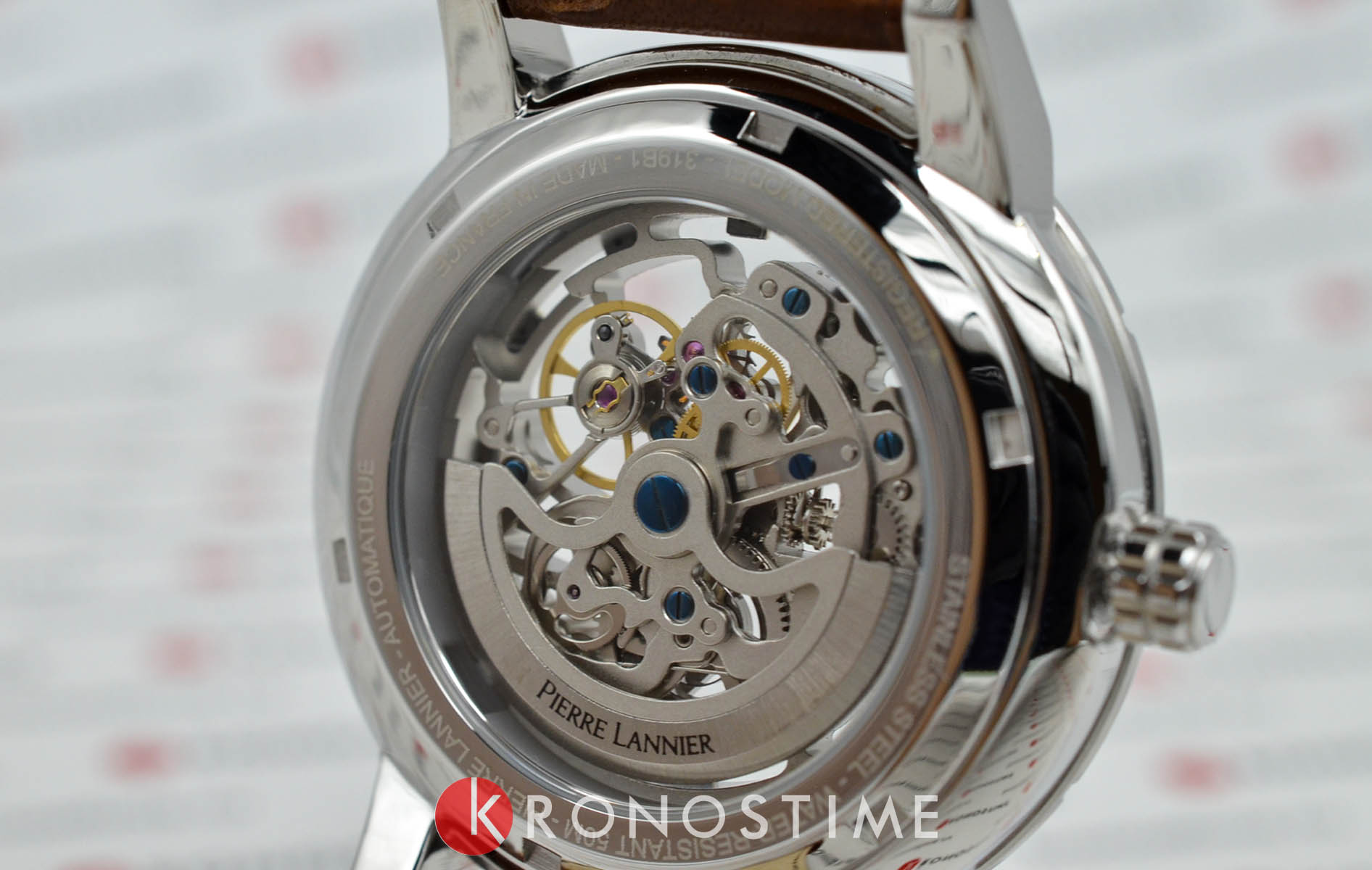 Pierre Lannier Pierre Lannier Automatic 319B164  — детали корпуса и кожаный