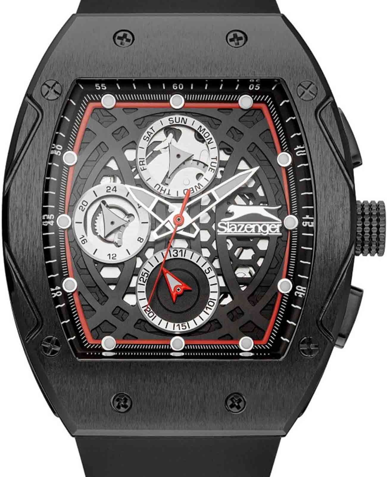 Slazenger Slazenger SL.09.2257.2.01,  англия мужские часы на браслете силикон боковой вид