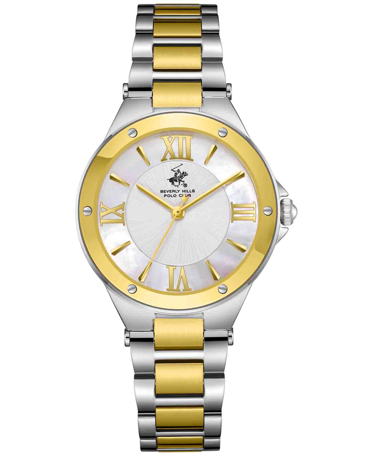Beverly Hills Polo Club Beverly Hills Polo Club BP3740C.230  BP3740C.230 кварцевые женские часы  циферблат, браслет сталь с ip покрытием — вид спереди