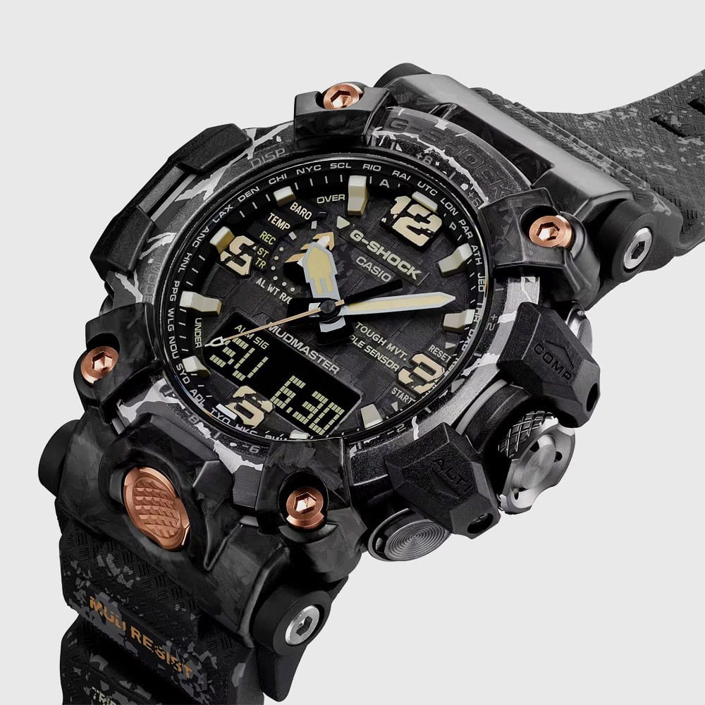 Casio Casio G-Shock GWG-2000CR-1ADR (GWG-2000CR-1A), g-shock япония мужские часы на браслете пластик боковой вид