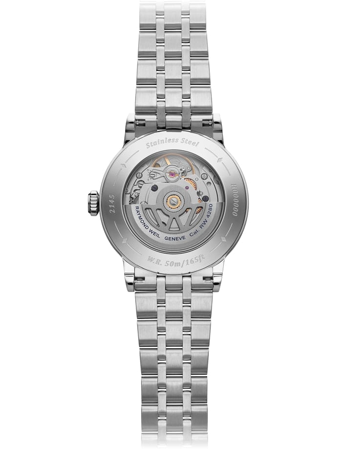 Raymond Weil Raymond Weil 2145-STS-05511, millesime швейцария женские часы на браслете нержавеющая сталь боковой вид