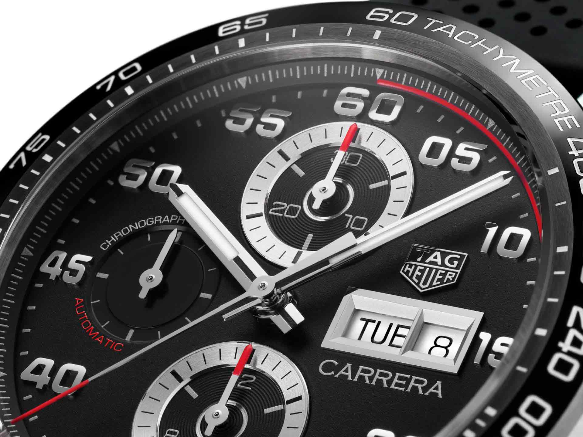 TAG Heuer TAG Heuer Carrera CBN2A1AA.FT6228 мужские часы черный циферблат на запястье
