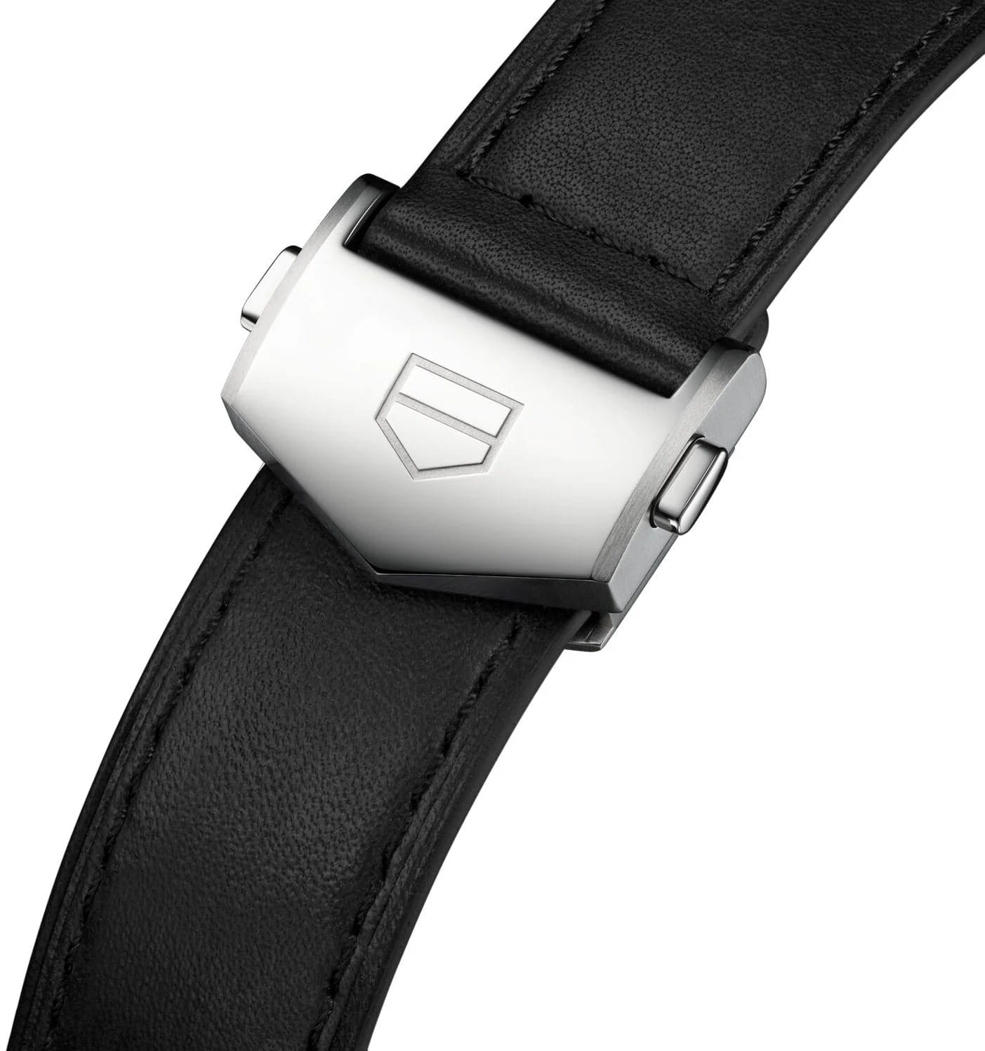 TAG Heuer TAG Heuer Carrera Chronograph CBS2210.FC6534 механические мужские часы часы крупный план черный циферблата