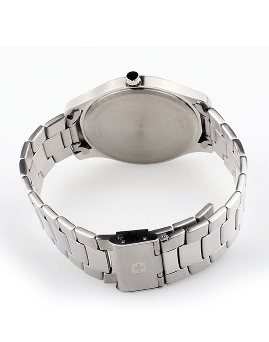 Wenger 01.1441.117,  швейцария мужские часы на браслете нержавеющая сталь боковой вид