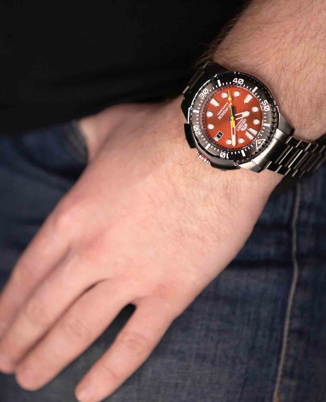 Orient Orient M-Force RA-AC0L02R (RN-AC0L02R) , наручные мужские часы фото под углом