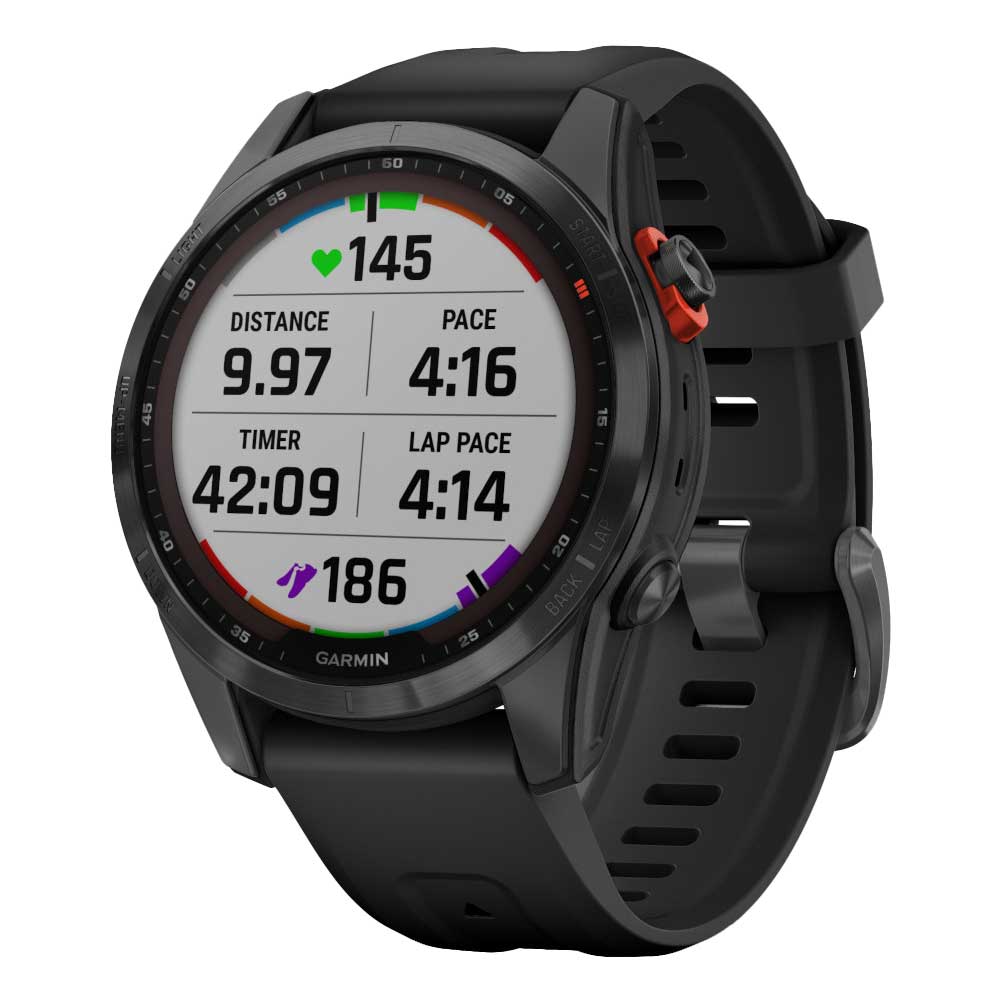 Garmin Garmin Fenix 7s 010-02539-13, fenix сша мужские часы на браслете силикон боковой вид