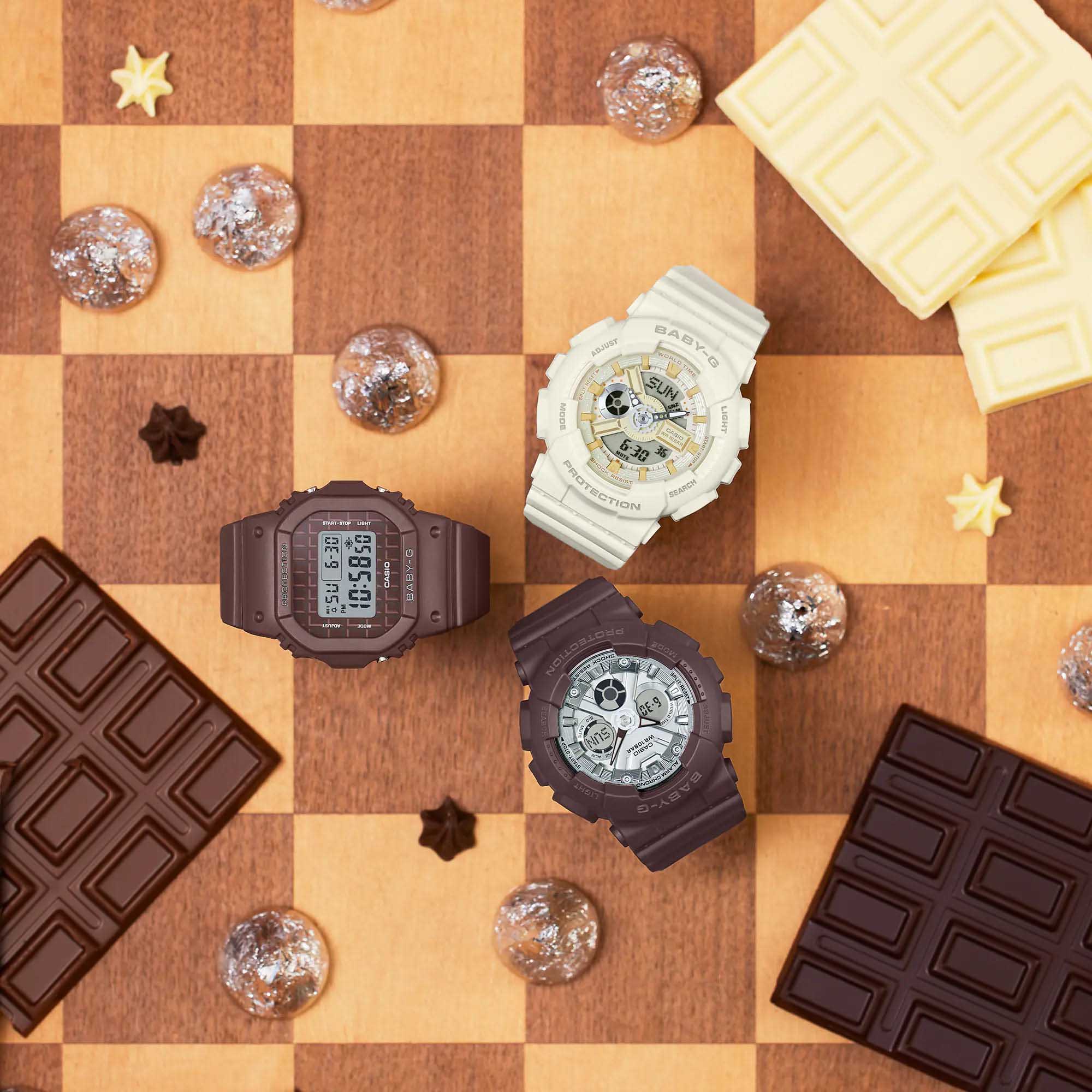 Оригинальные часы Casio Casio Baby-G BA-110XSW-7A кварцевые калибр механизма  общий вид