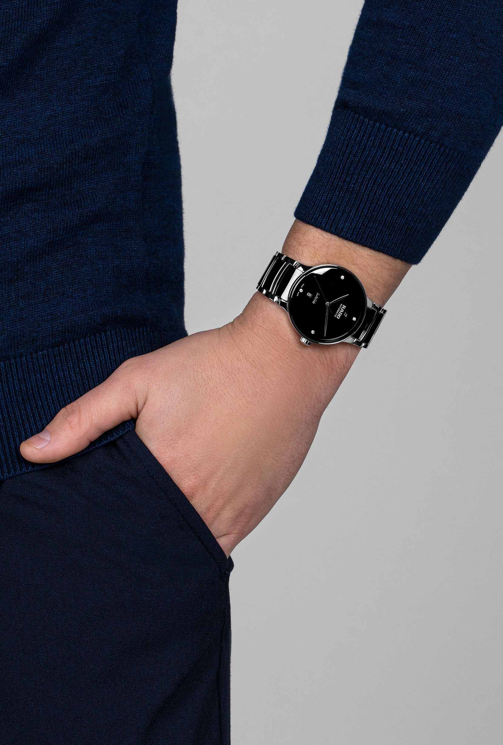 Оригинальные часы Rado Rado Centrix Automatic R30018712 механические калибр механизма  общий вид