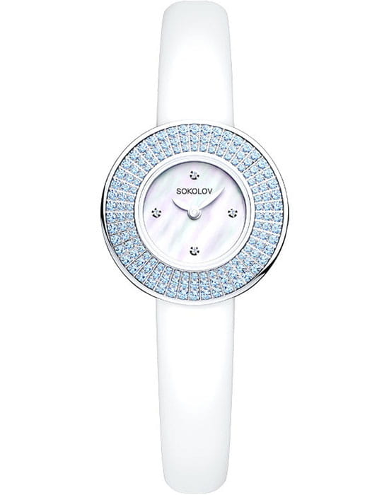 Sokolov 128.30.00.003.01.02.2 , наручные женские часы фото под углом