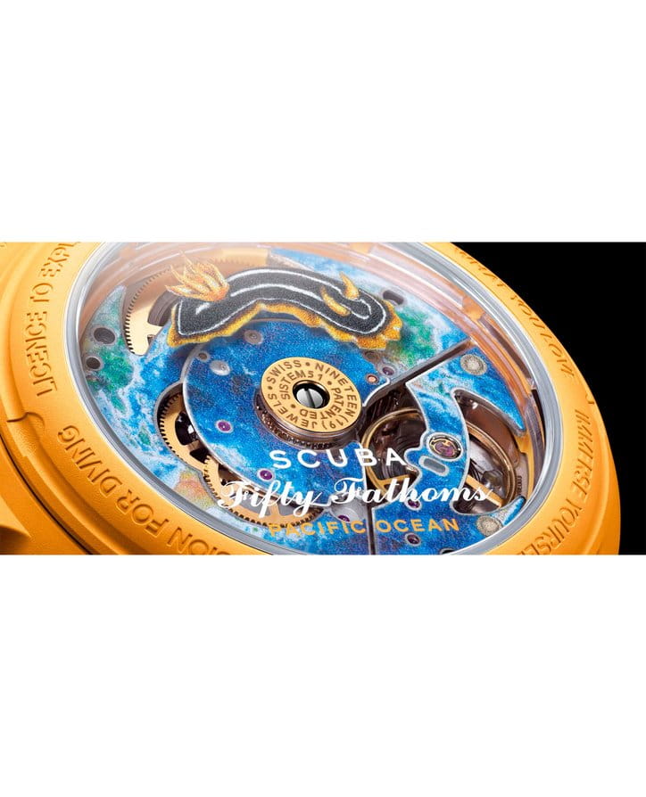Swatch Swatch x Blancpain Pacific Ocean SO35P100C мужские часы серый циферблат на запястье
