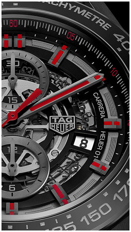 Оригинальные часы TAG Heuer TAG Heuer Carrera CAR2A1J.FC6400 механические калибр механизма  общий вид